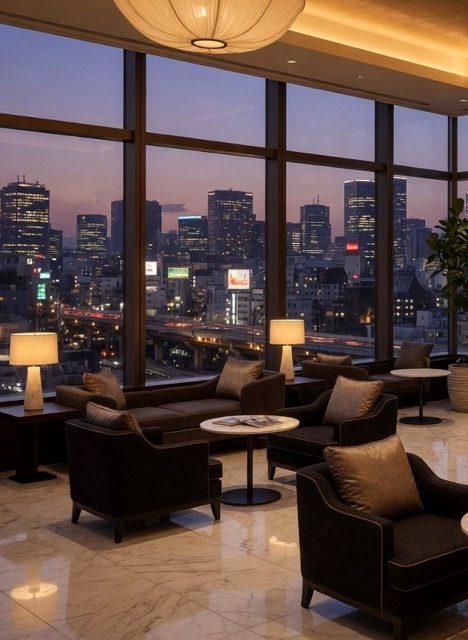 Executive lounge and meeting space